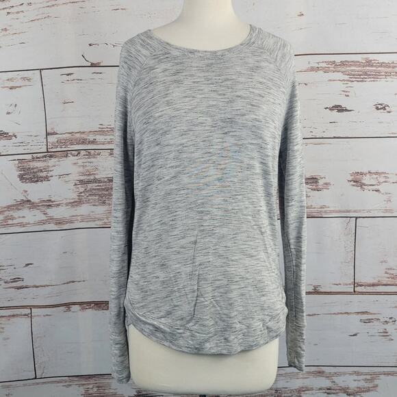 Athleta Mindset Sweatshirt Heathered Gray Size Small - Picture 1 of 8